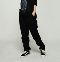 HUGALLGUILT 18SS Side 3D Pocket Loose Casual Pants