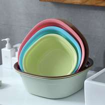 Home Fall Resistant Thickened Washbasin Plastic Baby Child Wash Face Small Basin Round Laundry Kitchen Wash Basin Women Private