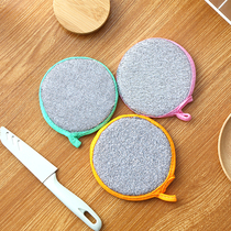 Kitchen Magic Wipe Amazing Cleaning Sponge Block Dishwashing Home Goods Brushed Bowl Baggy Cloth Wash Pan Wash Pan Bottom Black Scale