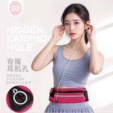 Спортивная поясная сумка, универсальная сумка через плечо, водонепроницаемый дорожный кошелек для спортзала, портативный ремень