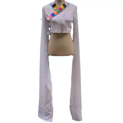 Tibetan dance sleeves Adult children's practice long-sleeved ethnic dance lace pressure lining adult sleeve length 160 cm
