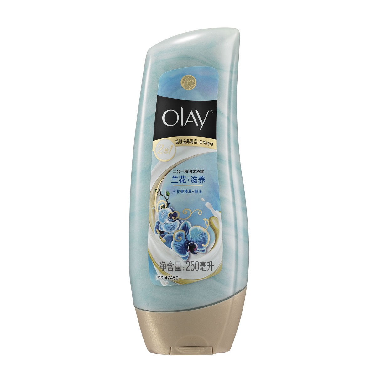 【天猫超市】玉兰油 沐浴霜兰花滋养二合一精油250ml