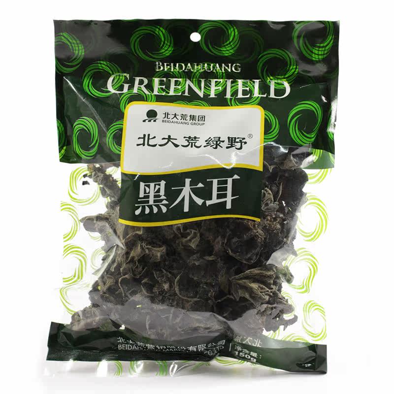 【天猫超市】北大荒绿野黑木耳150g/袋 干货山珍新老包装随机发货