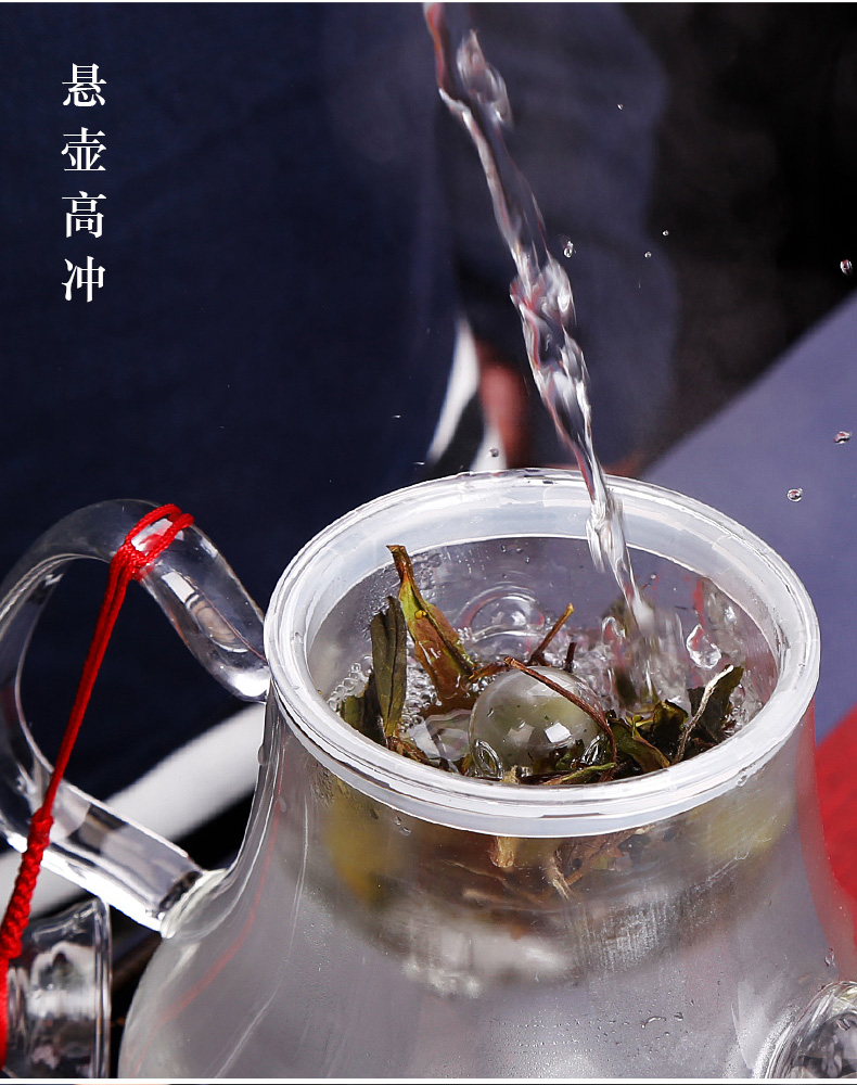 Household'm glass tea set fruit electric heating kettle electrothermal electric TaoLu furnace small cooking tea