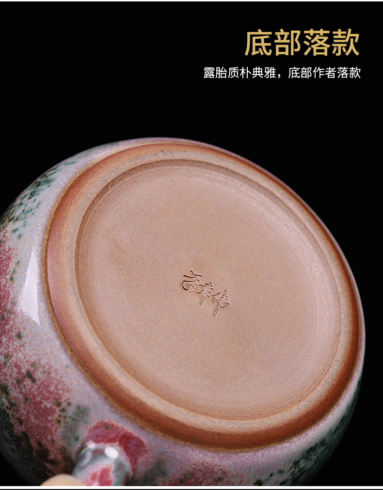 Jin jun porcelain quality goods is one little teapot with a tea teapot MiaoXingWei hand undressed ore glaze up xi shi pot