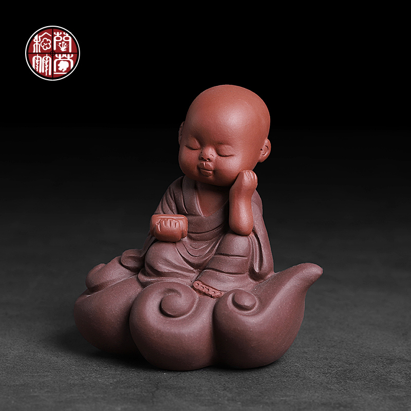 Purple sand tea for its ehrs spoil the young monk zen tea table is placed lovely tea play the little novice monk home decoration interesting products