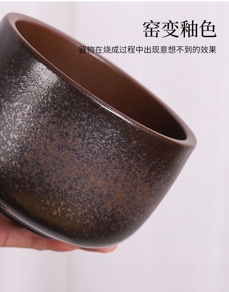 Tea to wash large Japanese zen water jar coarse TaoFang wash cup vessels of household Tea accessories in hot waste water bucket