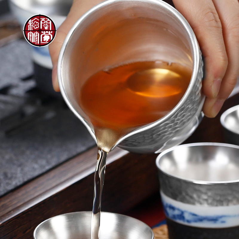 Tasted silver gilding and rivers and a cup of kunfu tea tea ware domestic Japanese tea set points blue and white porcelain ceramic fair keller cups