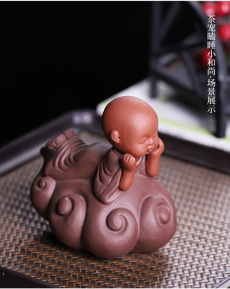 Purple sand tea for its ehrs spoil the young monk zen tea table is placed lovely tea play the little novice monk home decoration interesting products