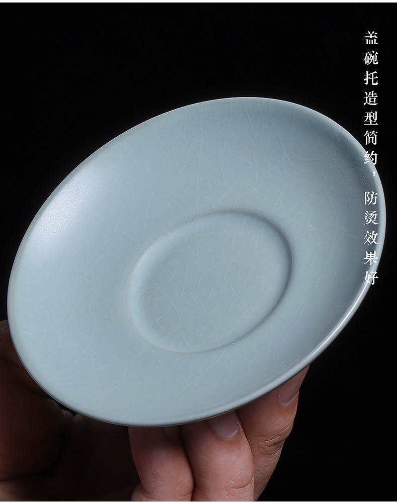 Ceramic tea bowl of ice crack Chinese style restoring ancient ways your up can raise tureen kunfu tea cups pure manual bowl is in use