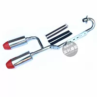 110-125CC phụ kiện xe mô tô địa hình nhỏ và thể thao cao Apollo sửa đổi ống xả ống xả - Ống xả xe máy bô xe ab
