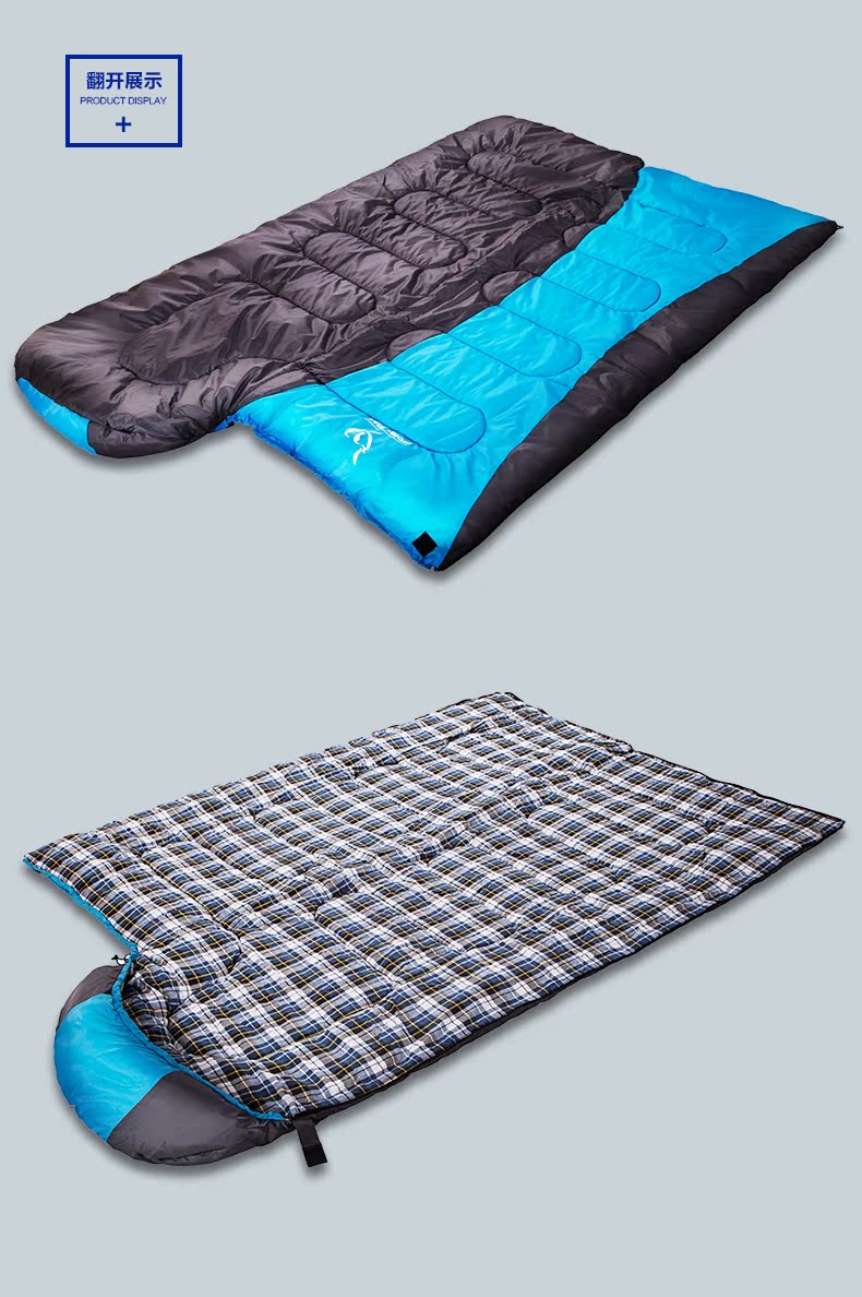 Túi ngủ flannel dày 1,8kg cung cấp ngoài trời cắm trại cắm trại giải trí trong nhà để gửi gối máy có thể giặt được - Túi ngủ túi ngủ chống muỗi