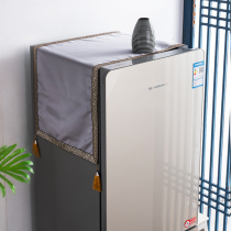New Chinese refrigerator cover dust cover double door single door satin modern simple cover towel curtain cover dust cover