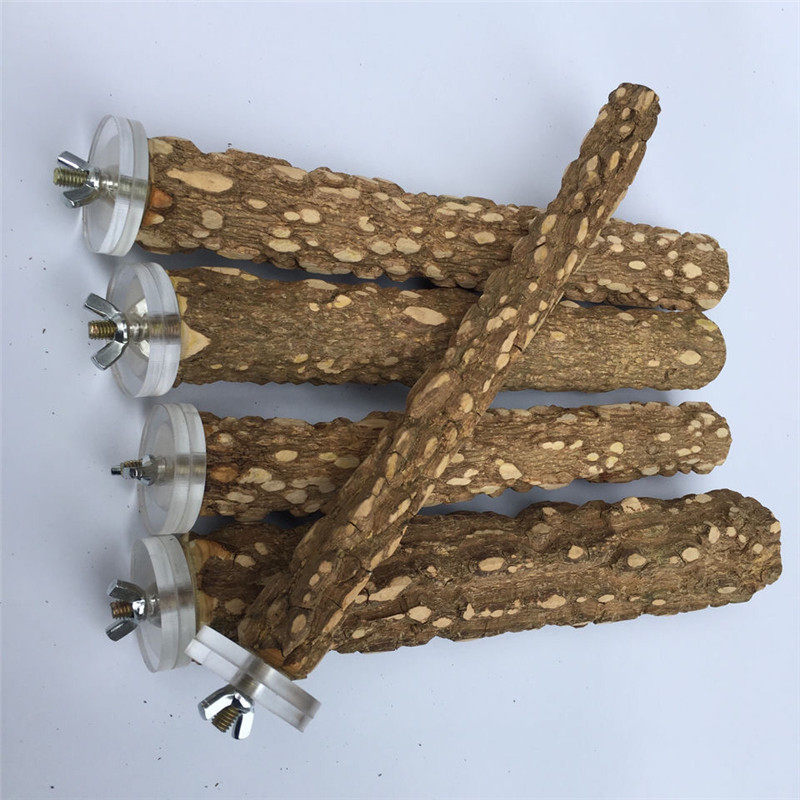 Large, medium and small parrots pepper wood stand bar scrub stick grinding claw stick grinding mouth stick bird bar stand stick perch stand stick
