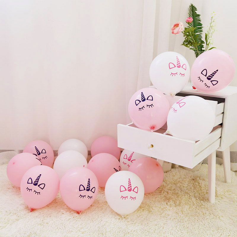 Unicorn Northern Europe in Net Red Latex Balloon Balloon Balloon Balloon Children's Birthday Party(5 Packages)