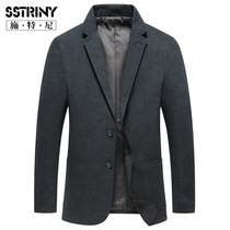Stney autumn middle-aged men casual suit business casual cotton suit Joker single West coat coat men