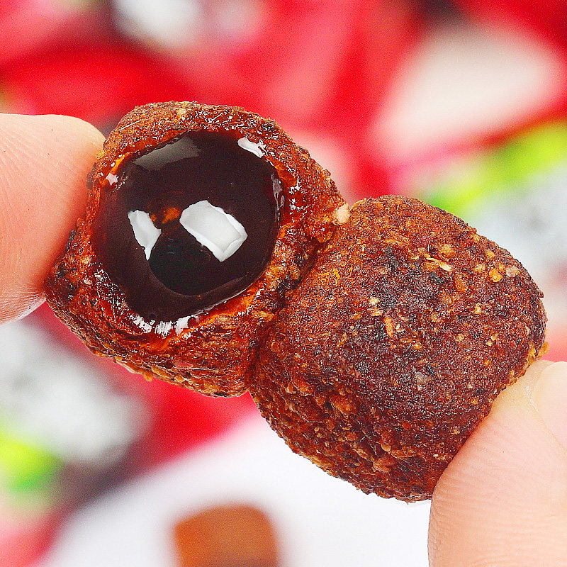 Hongyuan Bursting Plum-Flavored Soft Candy, Fruit-Flavored Internet-Famous Snack Candy, Sweet and Sour Juice, Bulk Qq-Filled Wedding Candy, Soft Candy