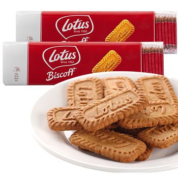 Belgian Lotus and Caramel Biscuits Imported from Belgium, Popular Snacks, Leisure Food, Whole Box Packaging