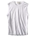 Áo cotton nam chất liệu cotton màu sắc gãy cạnh mùa hè thanh niên mỏng manh thể thao chạm đáy từ áo nỉ - Áo vest cotton áo lông vũ Áo vest cotton