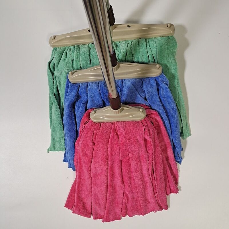 Microfiber Flat Mop, Super Absorbent, Leaves No Water Marks, Dual-Use for Dry and Wet, Suitable for Factories, Schools, Shopping Malls, and Wooden Floors