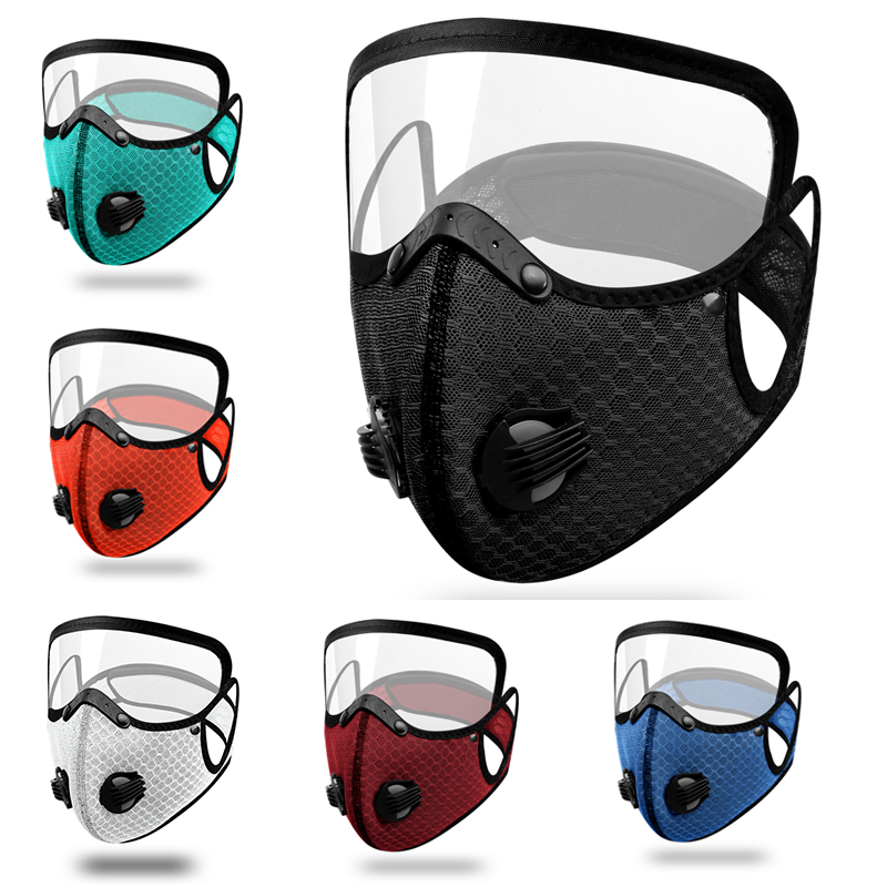 Cycling masks Summer hollow men and women dust-proof anti-droplet washable masks Protective masks Breathable belt suction valve