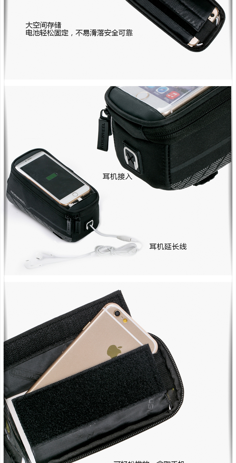 Sacoche pour vélo mixte ROSWHEEL - Ref 2216286 Image 36