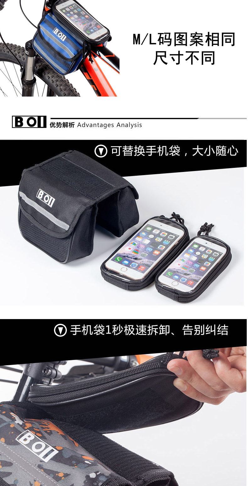 Sacoche pour vélo mixte ROSWHEEL - Ref 2211447 Image 15