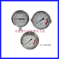 Pressure gauge Water treatment reverse osmosis pressure gauge Seismic pressure gauge Oil-filled pressure gauge 60 Shenyang pressure gauge