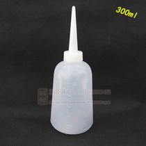 Thickened plastic bottle 300ml ml dispensing pot pointed mouth pot dispensing bottle drop bottle squeeze drop bottle filling bottle washing bottle