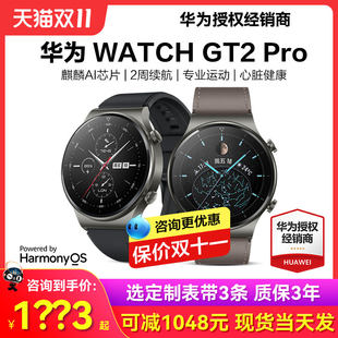 [Double 11 superposition full reduction carnival] Huawei watch Watch GT2 Pro sports smart Bluetooth call ECG heart rate blood oxygen men's business bracelet waterproof official flagship authentic