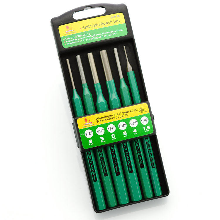 Wynns WillLEGACY 6 pieces of cylindrical punching cylindrical chisel 6PC cylindrical flush combined W0448