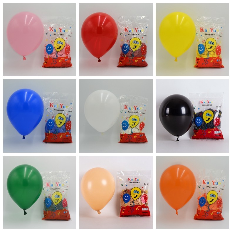 Kaiyue 10 inch 2 2g thickened matt balloon wedding shopping mall opening decoration store celebration Hyatt balloon arch column