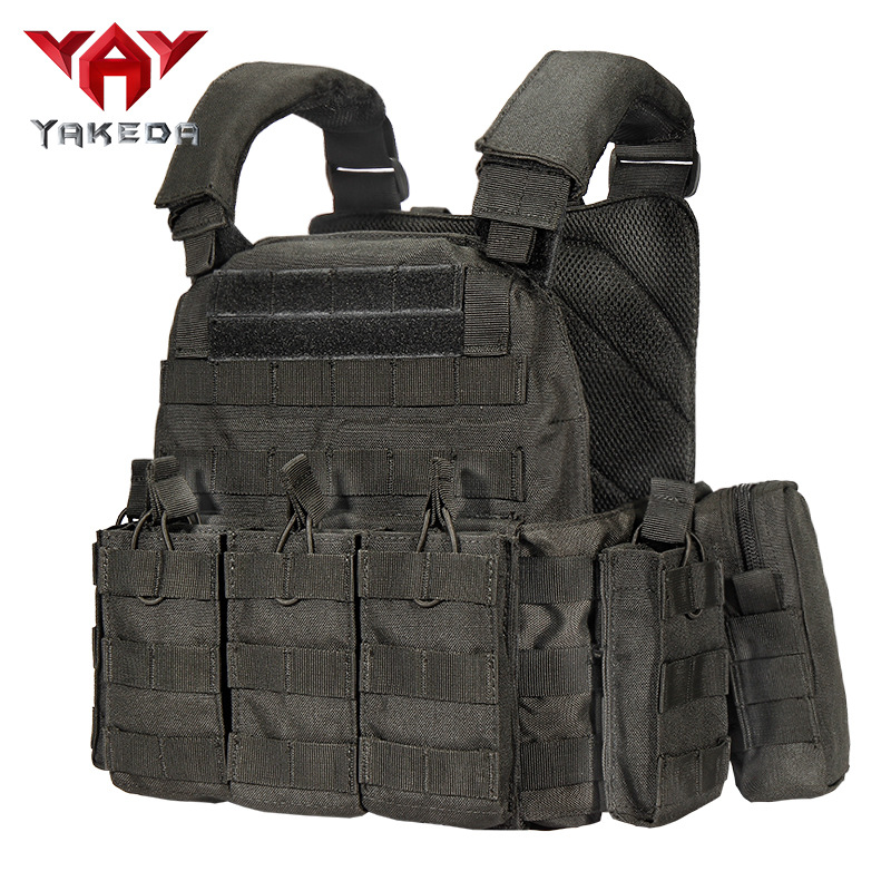 Jacoda Tactical vest mk3 chest hanging side surrounding combat suit black wargame battle waistcoat gear plugboard-Taobao