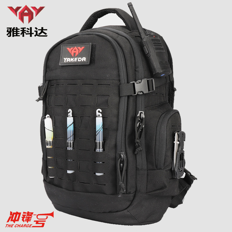 wargame double shoulder backpack MOLLE multifunction waterproof widened braces mountaineering bag Jacoda Assault Tactical Bag-Taobao