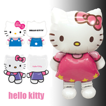 Imported from the United States HELLO KITTY cute KT cat aluminum foil balloon baby feast helium balloon aluminum film balloon