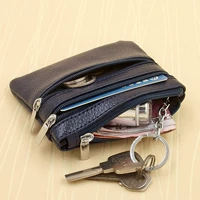 Phiên bản Hàn Quốc của phụ nữ da nhỏ ví nhỏ dây kéo tay cầm túi tiền xu nhỏ ví đựng tiền 