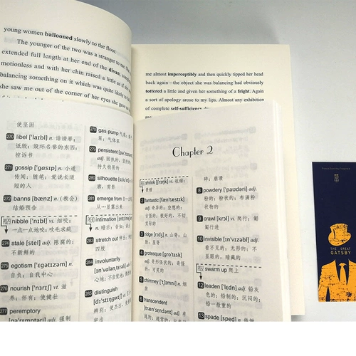 [4 Книги 38 Юань Зона] (Запасная заметка) Оригинальная английская версия Great Gatsby of Gatsby English версии всемирно известной книги Foreign Roman D D