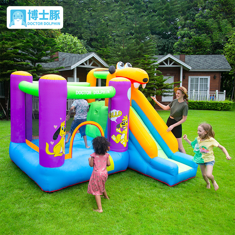 Doctoral Guinea Home Inflatable Castle Children Trampoline Indoor Outdoor Small Amusement Park Slide Jumping Bed Naughty Castle-Taobao