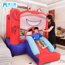 PhD guinea pig crab inflated castle room small household trampoline protective net child slide jumping bed