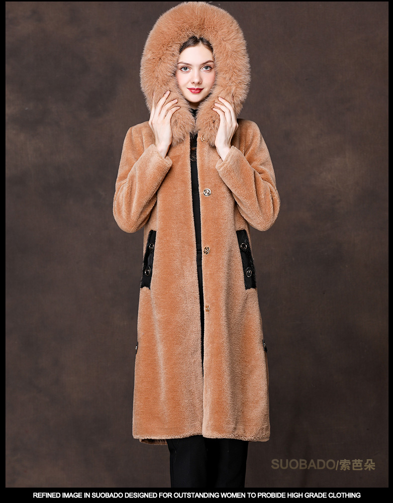 Manteau de fourrure femme SUOBADO    - Ref 3174821 Image 12