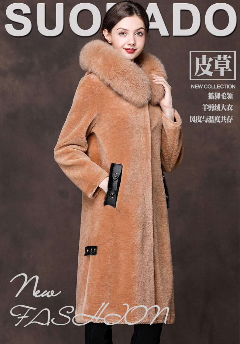 Manteau de fourrure femme SUOBADO    - Ref 3174821 Image 7