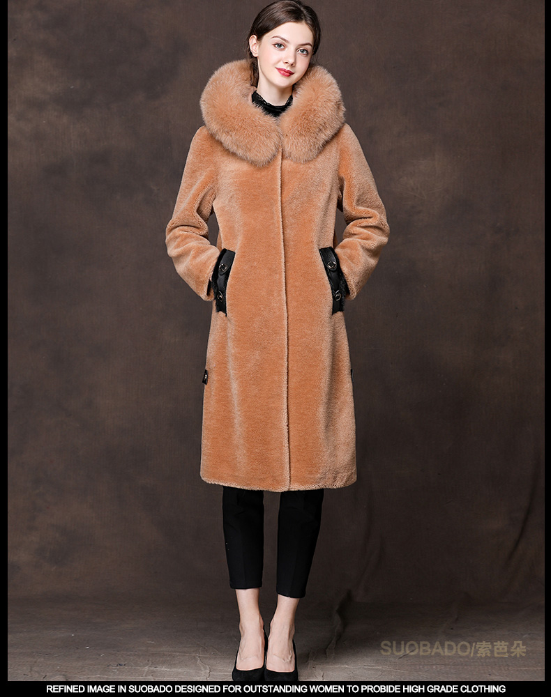 Manteau de fourrure femme SUOBADO    - Ref 3174821 Image 14