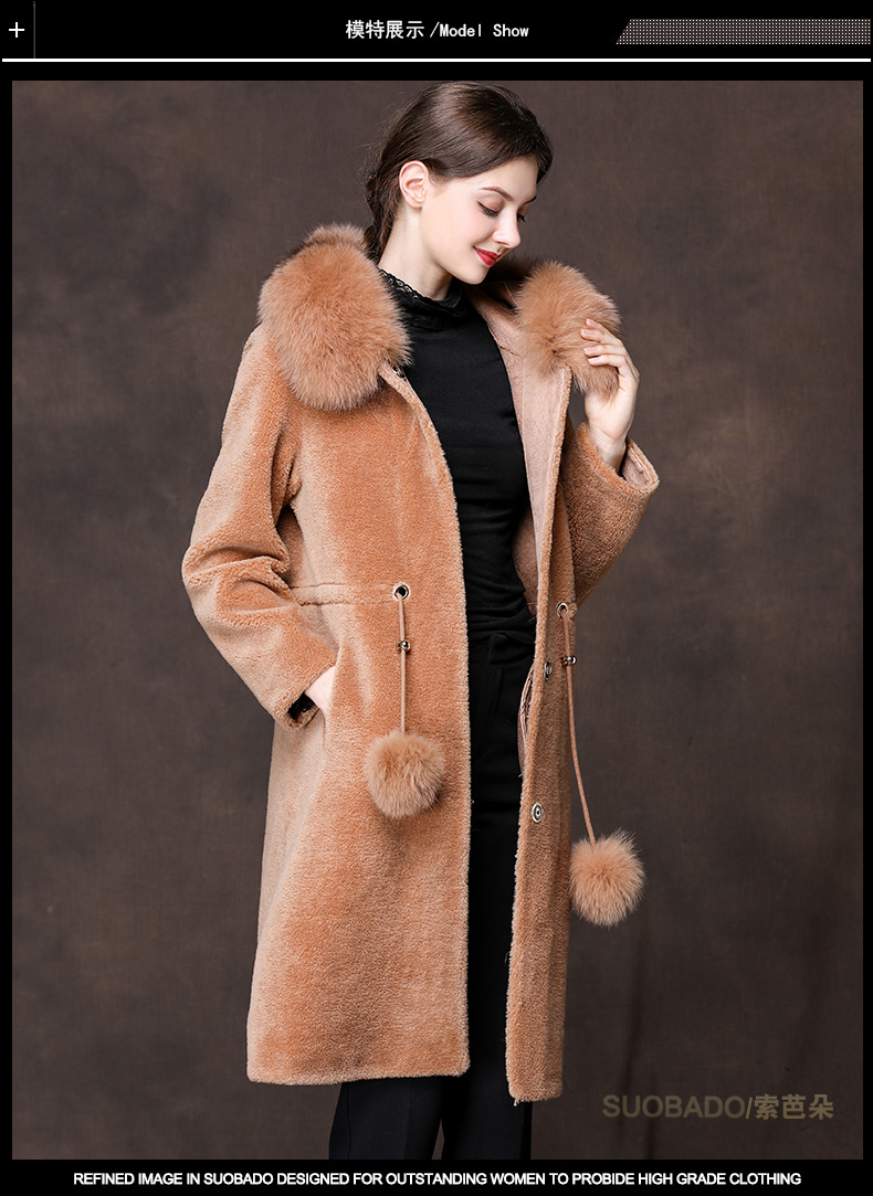 Manteau de fourrure femme SUOBADO    - Ref 3171777 Image 10