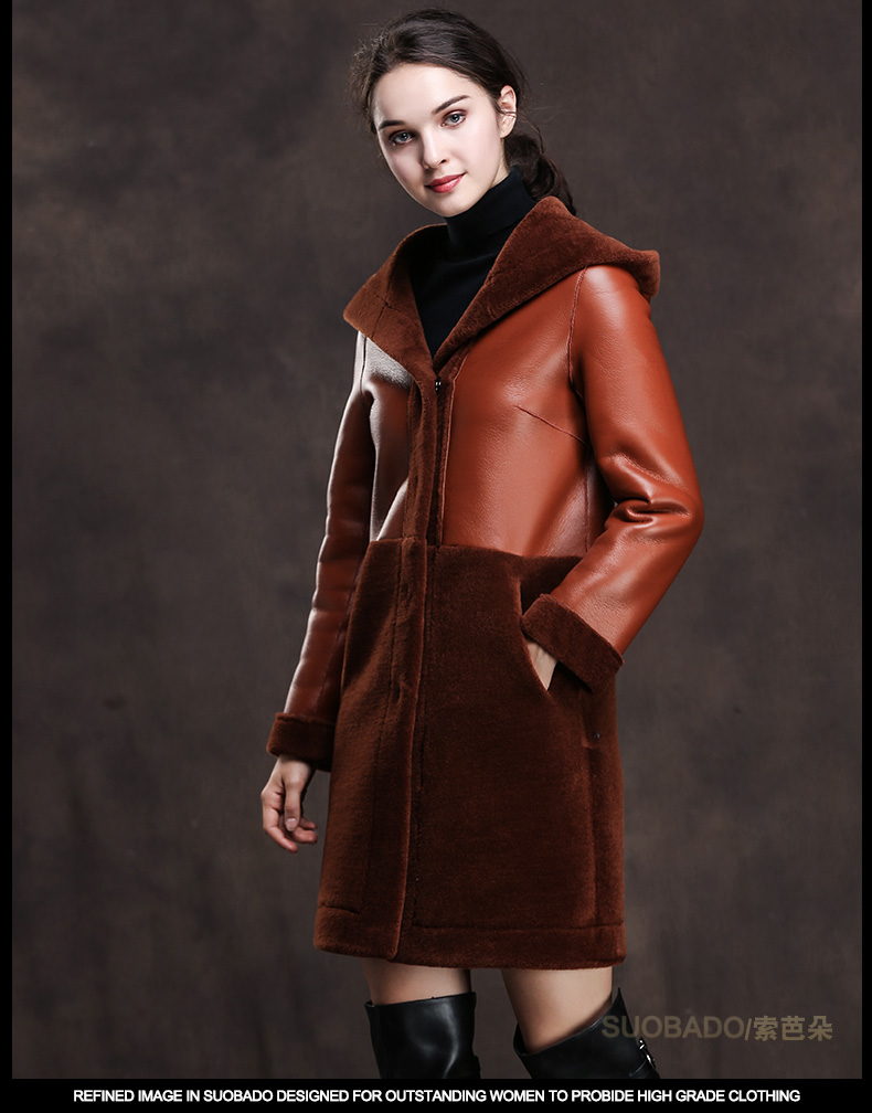 Manteau de fourrure femme SUOBADO    - Ref 3173932 Image 14