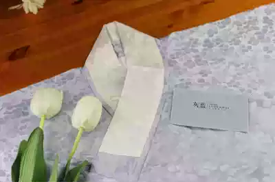 (Light Moon Pear Flower) Silk Ming made cross-collar short jacket custom Hanfu shallow painting Green apricot