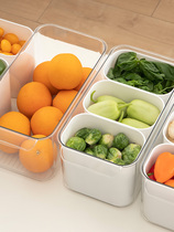 Japan with drain basket Refrigerator storage box Food seal storage box Kitchen food storage box Drain preservation box