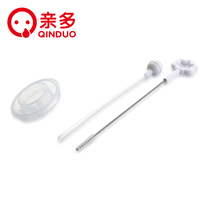 Wide-mouth bottle straw with gravity ball automatic straw cleaning brush pro multi-wide mouth bottle accessories