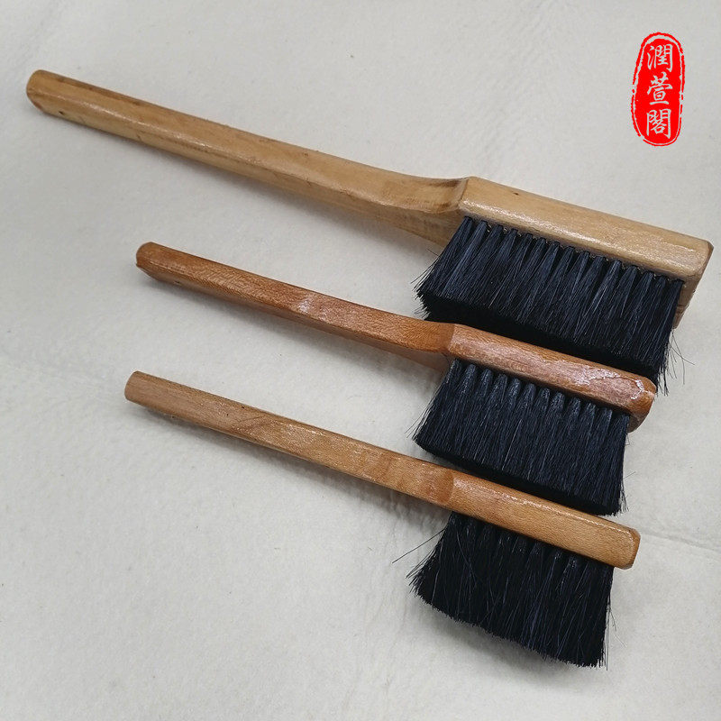 Extension tools Beilin solid wood brush monument extension invitation Large medium small smashing brush Professional extension text graphic text