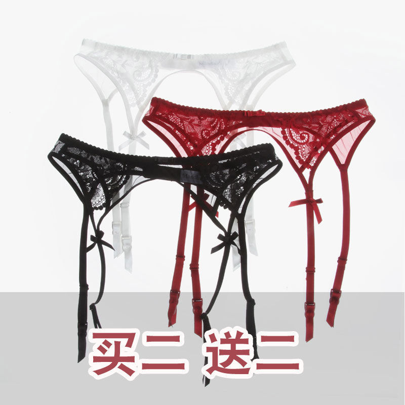Ribbon Garter Belt Adjustable Size Waistband Stockings Long Socks Accessories Suspender Stockings Lace Red Sexy and Alluring