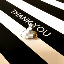 Cola Tide play custom FR2 classic Rabbit brooch lead metal badge support private custom LOGO